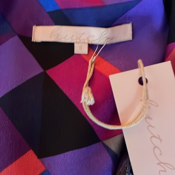 Hutch multicolor geometric minidress NWT Size 6 - Picture 6 of 10